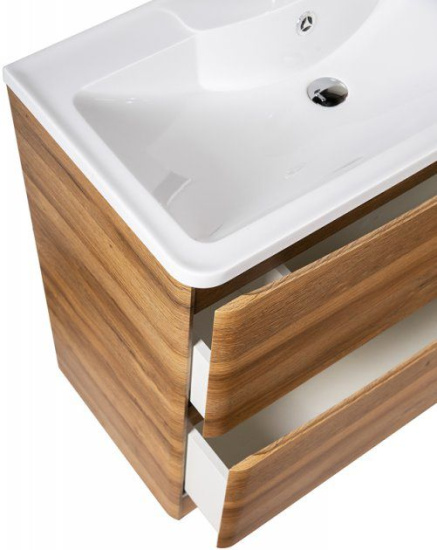 Тумба с раковиной BelBagno Acqua 100 напольная, rovere rustico