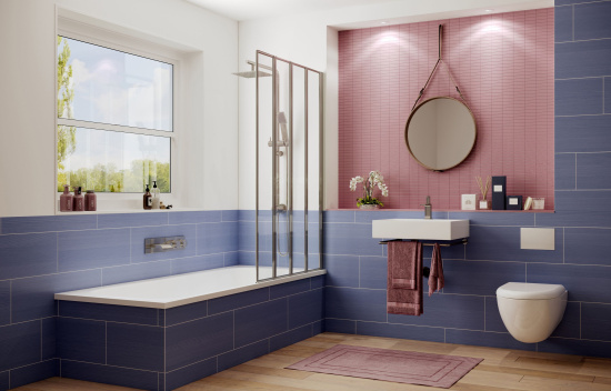 Шторка на ванну Ambassador Bath Screens 16041110R 90 см