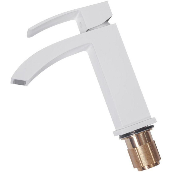 Смеситель для раковины Hansberge H1077WW, белый