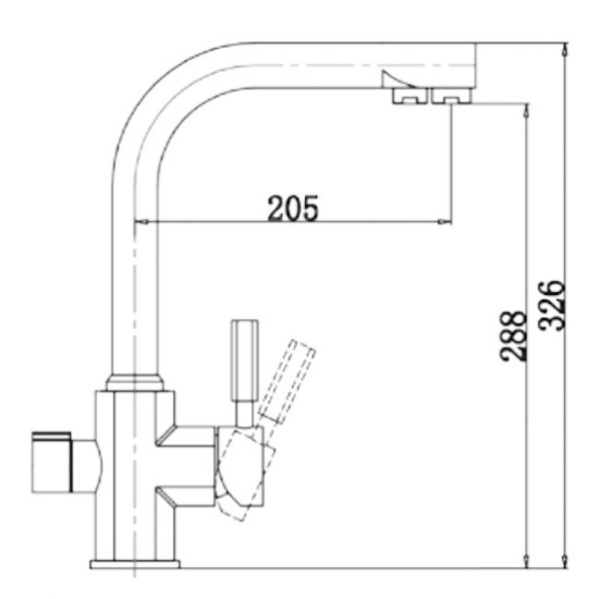 Смеситель для кухни Kaiser Decor 40144