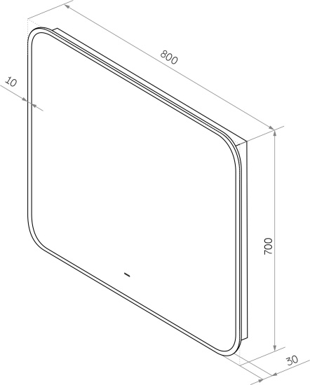 Зеркало Art&Max Siena 100