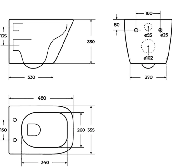 Унитаз подвесной BelBagno Due BB3103CHR/SC