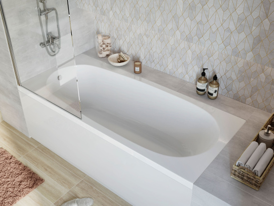 Шторка на ванну Aquanet Astra 150