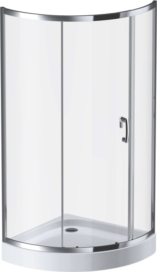 Душевой уголок Am.Pm Like W83G-315-090CT 90, прозрачное стекло