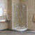 Душевой уголок Vegas Glass AFS LUX 120 01 crystalvision профиль белый, стекло crystalvision
