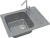 Мойка кухонная Marrbaxx Арлин Z015Q008 тёмно-серый Мойка кухонная Marrbaxx Арлин Z015Q008 тёмно-серый
