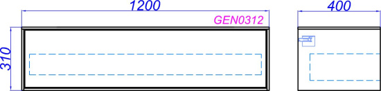 Тумба Aqwella 5 stars Genesis 120 миллениум серая