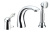Смеситель на борт ванны Fiore Imperial-Sky Swarovski® 82CR5105, хром Смеситель на борт ванны Fiore Imperial-Sky Swarovski® 82CR5105, хром