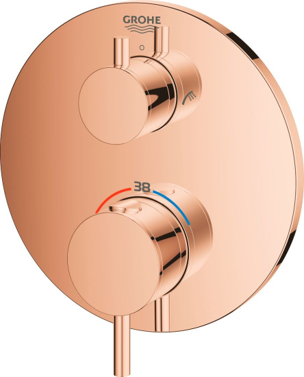 Смеситель для ванны Grohe Atrio 24138DA3 теплый закат, термостат