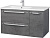 Тумба с раковиной Bellezza Луиджи 90 L, серая, подвесная