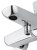 Смеситель для ванны Wonzon & Woghand Shark WW-48B3101-CR