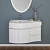 Тумба с раковиной Aquanet Сопрано 2-95 белая L