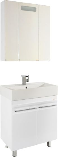 Зеркало-шкаф Vod-Ok Мальта 70 белый