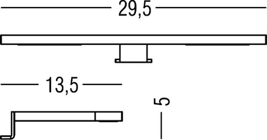 Зеркало Colombo Design Gallery B2060 со светильником