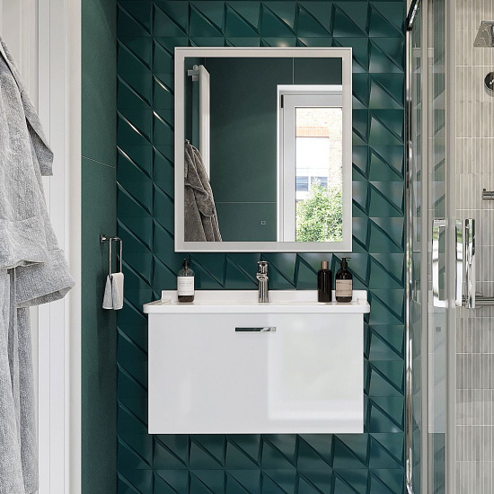 Тумба с раковиной Duravit Starck 80 белая матовая