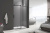 Душевая дверь в нишу Good Door Galaxy WTW-130-C-B профиль черный