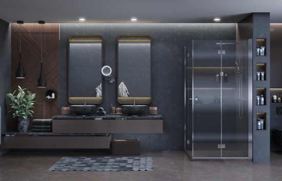 Душевой уголок Ambassador Diamond 12011109 90x90 см
