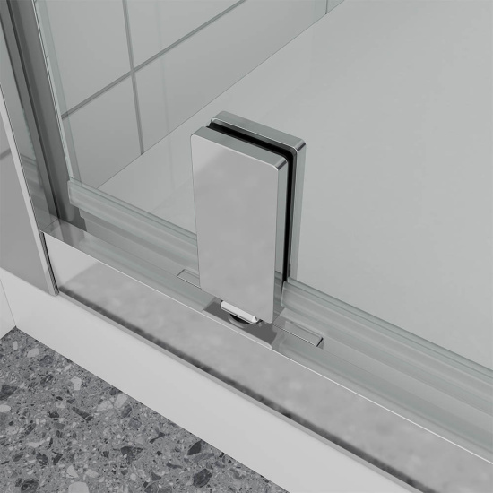 Душевая дверь в нишу Veconi Ottimo P30 CH OP30CH-70-07-C9, профиль хром, стекло матовое