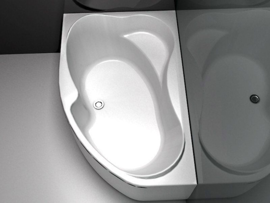 Акриловая ванна Aquanet Capri 160 см L