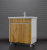 Тумба с раковиной Домино Uno 80 дуб вотан