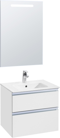 Мебель для ванной Roca The Gap 60 2 ящика, белый глянец