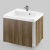 Тумба с раковиной Ravak SD 10° 55 темный орех L
