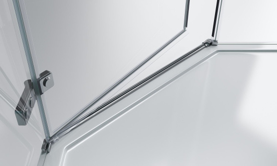 Душевой уголок BelBagno Kraft P-1-100-C-Cr L