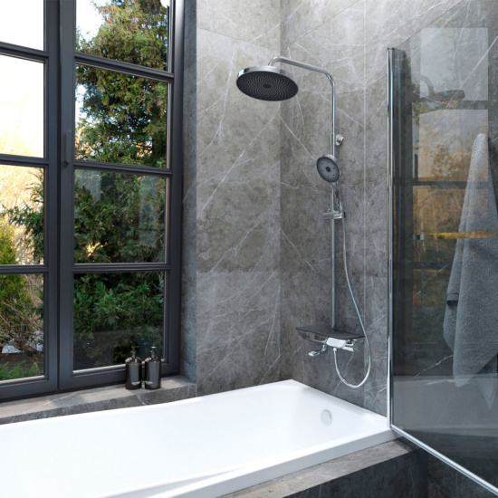 Душевая стойка Iddis Shelfy SPASBBTi06