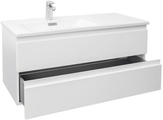 Мебель для ванной Jacob Delafon Madeleine 100 L белый блестящий