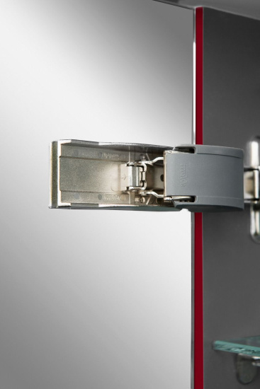 Зеркало-шкаф AM.PM Spirit V2.0 60 R с LED-подсветкой, красный глянец