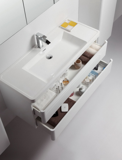 Мебель для ванной BelBagno Ancona-N 1200 2C SO BL bianco lucido подвесная