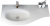 Мебельная раковина Cezares Sting 104 L extra light Мебельная раковина Cezares Sting 104 L extra light