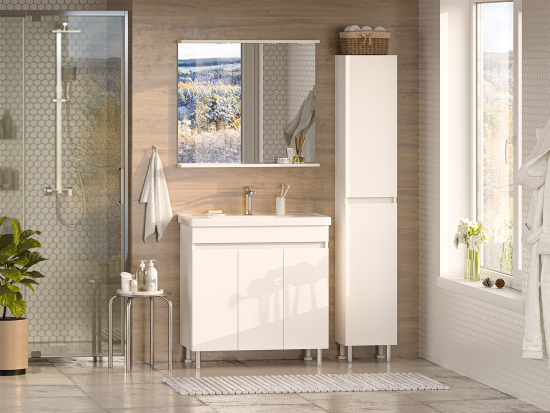 Тумба с раковиной Misty Енисей 80