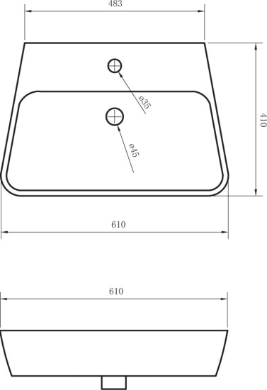 Раковина BelBagno Romina