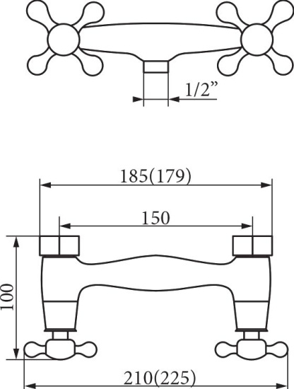 Смеситель для душа Veragio Agatha VR.AGT-3731.CR хром