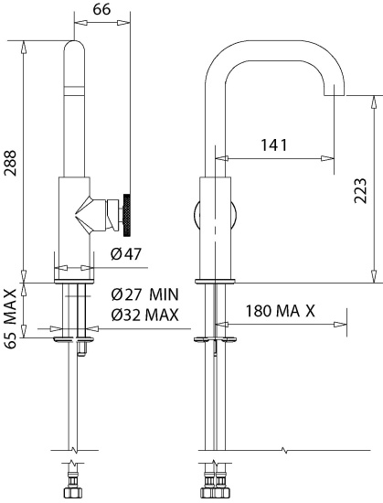 Смеситель для раковины Migliore Reversa 28196 хром