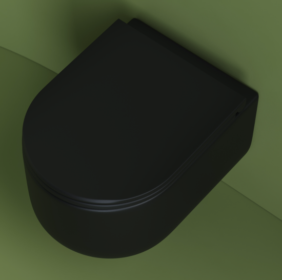 Унитаз подвесной Ceramicanova Ulma CN4006MB с сидением