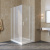 Душевой уголок Vegas Glass EFA-F LUX 110*90 01 10 L профиль белый, стекло сатин