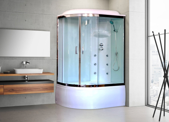 Душевая кабина Royal Bath RB8120BK3-WT-CH-R