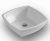 Накладная раковина Hidra Ceramica Soul АС35 белая 43