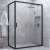Душевой уголок Vegas Glass ZP+ZPV NOVO 120*100 02М 01 профиль черный матовый, стекло прозрачное Душевой уголок Vegas Glass ZP+ZPV NOVO 120*100 02М 01 профиль черный матовый, стекло прозрачное