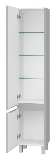 Пенал Brevita Виктори 35 L, серый шелк