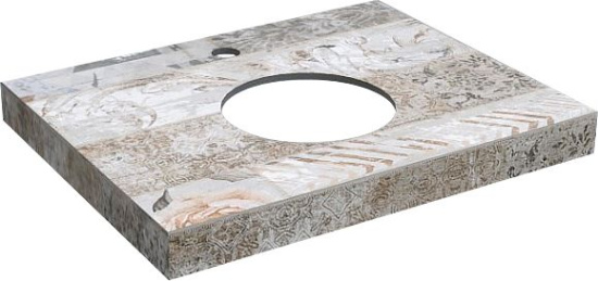 Мебель для ванной Kerama Marazzi Canaletto 60 со столешницей, белая