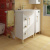 Мебель для ванной Triton Диана 55 L, 3 ящика, белая