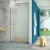 Душевая дверь в нишу Vegas Glass AFP Retta 120 07 10 L, профиль матовый хром, стекло сатин