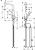 Смеситель для кухни Hansgrohe Metris M71 73801800 сталь Смеситель для кухни Hansgrohe Metris M71 73801800 сталь
