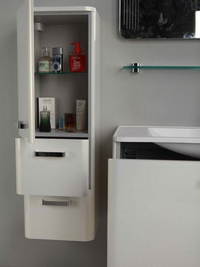 Пенал Aquaton Валенсия низкий R белый жемчуг