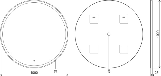 Мебель для ванной с раковиной Duravit D-Neo 40: столешница 120, дуб французский, без отверстий + 2 тумбы 60, + 2 раковины