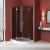 Душевой уголок Vegas Glass AFS-F LUX 120*110 07 07 L, профиль матовый хром, стекло графит Душевой уголок Vegas Glass AFS-F LUX 120*110 07 07 L, профиль матовый хром, стекло графит
