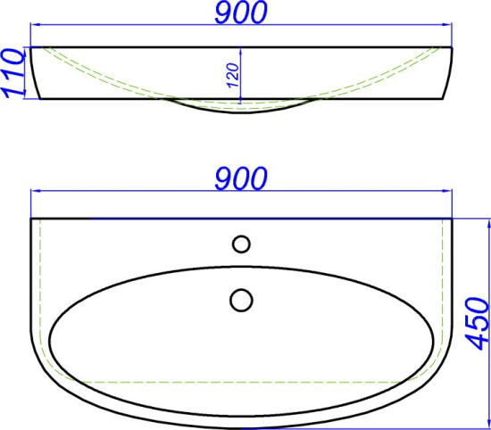 Мебель для ванной Aqwella 5 stars Genesis 120 миллениум серый